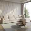 Cloud Couch Modular Sectional Sofa,134" L Shaped Couch, Oversized Convertible Wide Seater,4 Seater With Ottoman For Living Room Set - 2 of 4