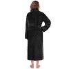 PAVILIA Super Soft Womens Robe, Fluffy Plush Fuzzy Cozy House Shower Bathrobe, Ribbed Striped Warm Fleece Long Robe for Women - 2 of 4