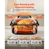 VEVOR Roaster Oven, 26QT Electric Roasting Pan, 150-450℉ Adjustable Temperature Fast-Cooking Turkey Roaster, Fits 30lb Turkey, White - 4 of 4