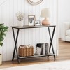 GustoWave Console Table Sofa Table with Shelves, 2 Tier Entryway Table Foyer Table for Entryway, Front Hall, Hallway - 3 of 4