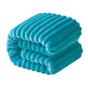 All Seasons Plush Flannel Blanket, Soft and Warm Bed Blanket for Couch Sofa Bed - NTBAY - 1 of 4