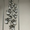 Slickblue Decorative Metal Flower Wall Art, Elegant Wall Sculpture, Modern Chic Style, Gold/Silver, 13"x32" - 3 of 4