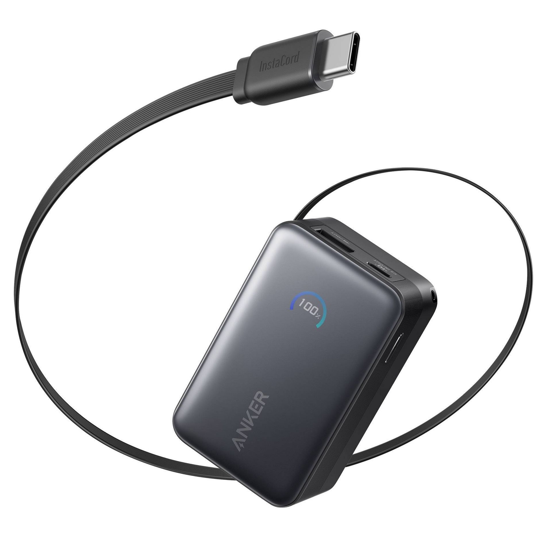 Anker 10000 mAh 45W with Built-In Retractable USB-C Cable