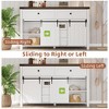 Five-Drawer Wooden Dresser for Bedroom, Farmhouse Modern Chest of Drawers with Wide Metal Handle,Storage Organizer for Living Room & Kids Room - 4 of 4