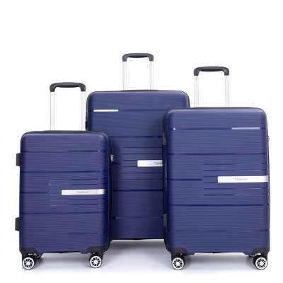 3 Piece Hardside Luggage Set with Spinner Wheels and TSA Lock for Travel, Lightweight Suitcases 20/24/28 Inch – Cuddlewood