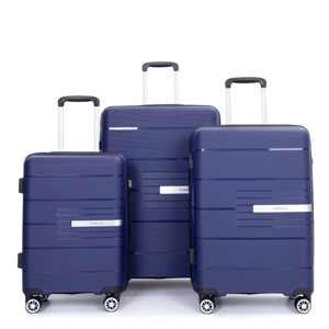 3 Piece Hardside Luggage Set with Spinner Wheels and TSA Lock for Travel, Lightweight Suitcases 20/24/28 Inch – Cuddlewood - 1 of 4