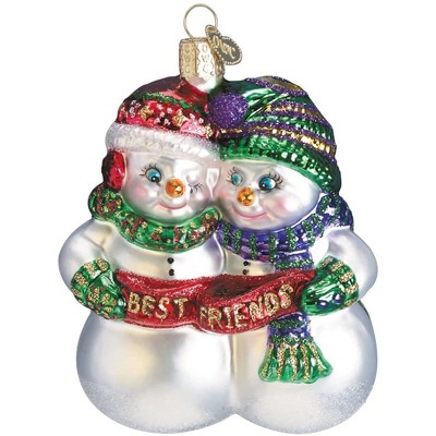 Old World Christmas Glass Blown Christmas Ornament, Best Friends