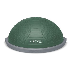 Bosu NEXGEN Balance Strength Trainer, Multi-Functional 26" Exercise Ball, Home Gym Equipment for Full Body Workouts, Militia Green with Gray Rim - 1 of 3