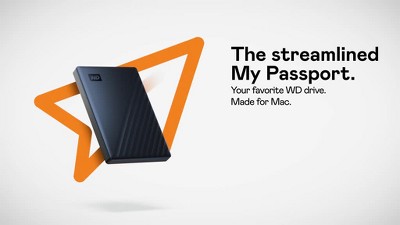 Western Digital My Passport for Mac 2TB - Midnight Blue : Target