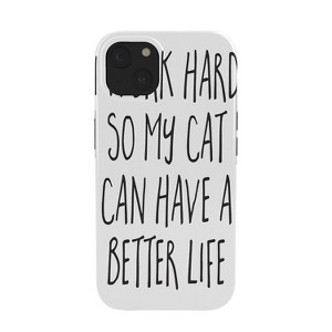 EnvyArt Cat Better Life Tough iPhone Case - Society6 - 1 of 1