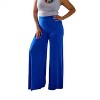 Women's Slink Fabric Palazzo Pants - MAGIA - 2 of 3