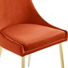 Modway Viscount Performance Velvet Dining Chairs - Set of 2 - 3 of 4
