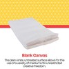 School Smart Paper Bag, Flat Bottom, 7 x 13 Inches, White, Pack of 50 - 3 of 4