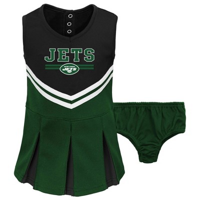 NFL New York Jets Toddler Girls' Cheer Set - 2T