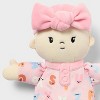 8" Girl Soft Little Baby Doll Pink Alphabet Pajamas - Gigglescape™ - 3 of 3