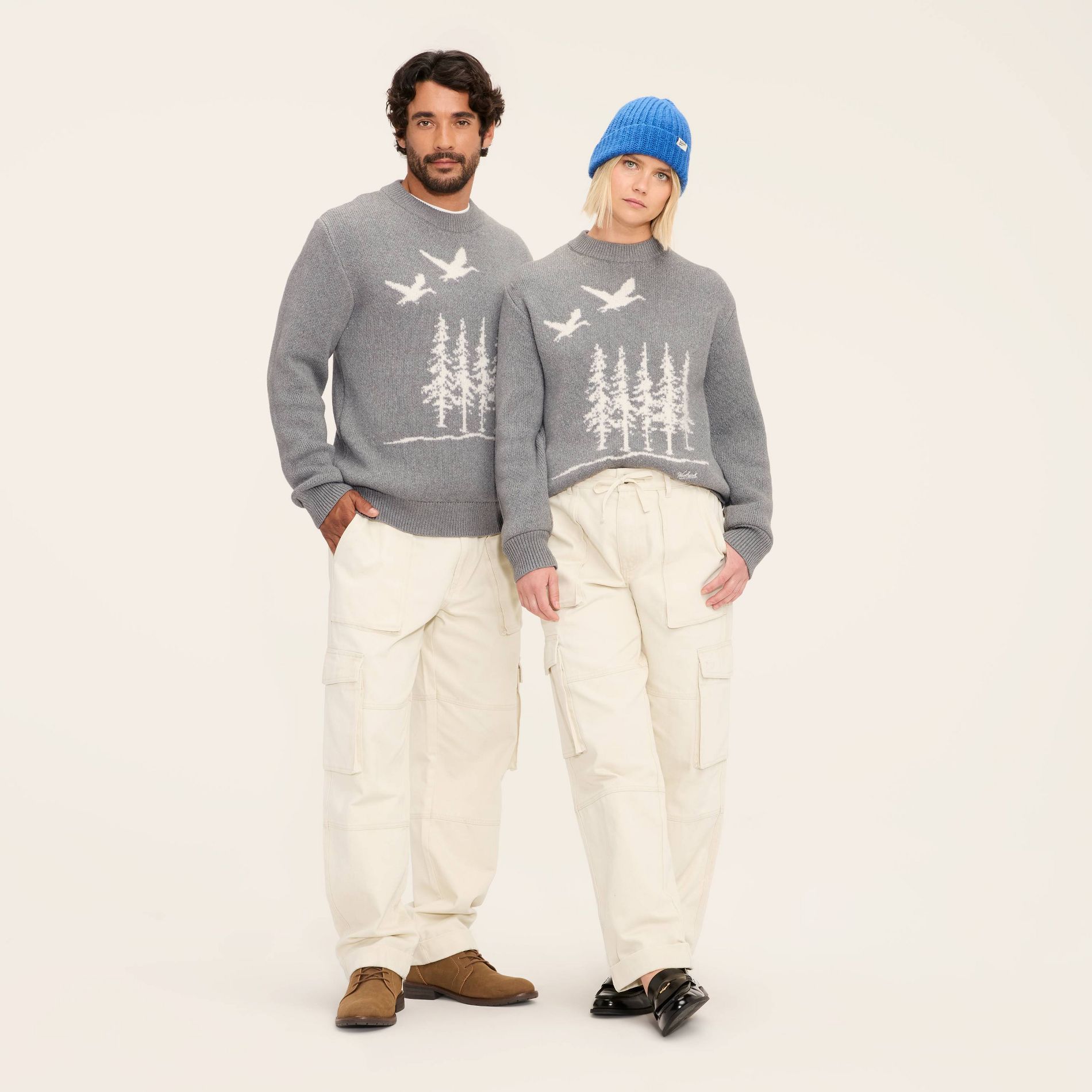 Adult Scenic Pullover Sweater - Woolrich x Target Heather Gray L
