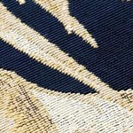 midnight blue, gold, beige