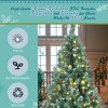 DOMETOUR 6FT Grass Green Christmas Tree, Large Branches Pine Tree - 3 of 4