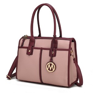 MKF Collection Livia Women's Satchel Bag Vegan Leather by Mia K - 1 of 4