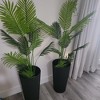 NAYSAYE Planter 2PCS Tall Indoor and Outdoor Planter Pot Large Flower Cone Striped Plastic Flower Pot for Home Garden Patio - 3 of 4