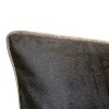 7x18 Luxe Velvet Neckroll With Piping And Button Detail/poly Fill Lumbar  Throw Pillow Blue - Edie@home : Target