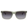 Emporio Armani EA 4047 53628G Unisex Square Polarized Sunglasses Shiny Transparent Green 56mm - 2 of 3
