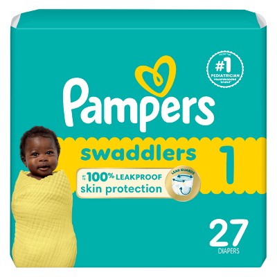 Pampers Swaddlers Sensitive Disposable Diapers - (Select Size and Count)