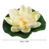 Unique Bargains Artificial Lotus Flowers for Garden Ponds Pool Decoration 3 Pcs - 4 of 4