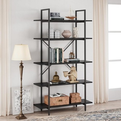 Whizmax 5 Tier Bookshelf, 67.9 inches Tall Bookcase with 5 Open Book Shelves, Large Display Shelves for Home Office, Study Room, Living Room