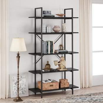 Whizmax 5 Tier Bookshelf, 67.9 inches Tall Bookcase with 5 Open Book Shelves, Large Display Shelves for Home Office, Study Room, Living Room