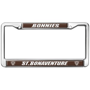 St. Bonaventure Bonnies Design Full Size Standard License Plate Metal Frame - 1 of 4