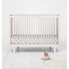 Bacati - Happy Monkeys Biege Muslin 100 percent Cotton Universal Baby US Standard Crib or Toddler Bed Fitted Sheet - 4 of 4