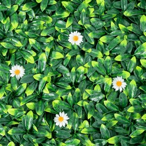 Costway 12PCS 20x20inch Artificial Daisy Hedge Plant Privacy Fence Hedge Panels - 1 of 4
