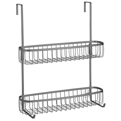 Mdesign Extra Wide Metal Over The Bathroom Shower Door Caddy 2