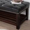NicBex 60" Tufted Storage Ottoman Bench,End of Bed Bench with Nailhead Trim,Plush Foot Rest&Storage Bench for Bedroom,Living Room&Entryway - 3 of 4