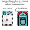 Big Dot of Happiness 50's Sock Hop - Bar Bingo Cards and Markers - 1950s Rock N Roll Party Bingo Game - Set of 18 - 3 of 4