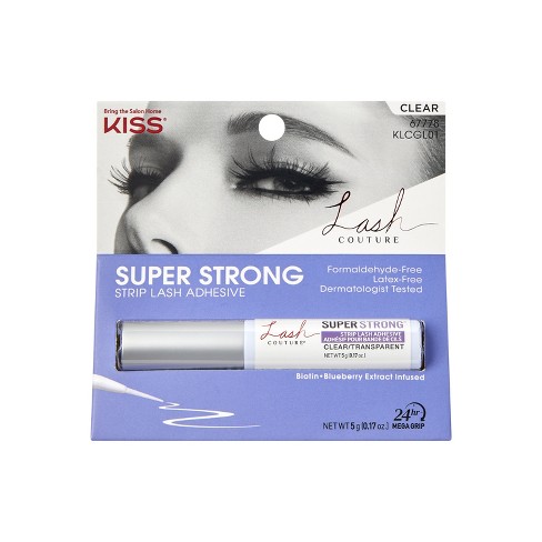 Kiss Lash Couture Strip Lash Adhesive False Eyelash Glue - Clear : Target