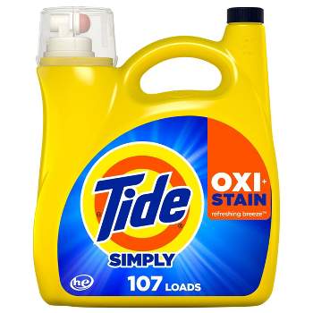 Tide Simply Oxi Liquid Laundry Detergent - 151 fl oz