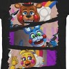 Five Nights at Freddy's Characters in Stacked Design Youth Black Short Sleeve Crew Neck Tee - 2 of 3