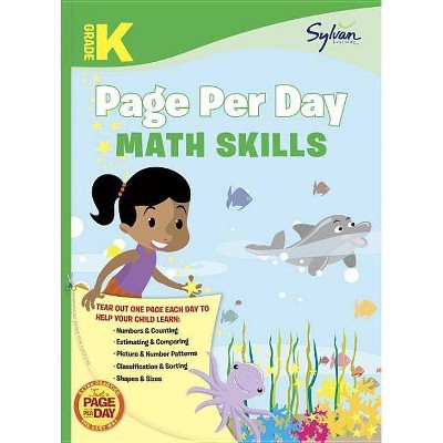 Kindergarten Page Per Day: Math Skills - (Paperback)