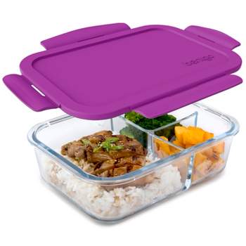 Bentgo 41oz Glass Leak-proof Lunch Box with Plastic Lid