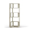 SEVOBAL Decorative Bookshelf 6 Tier Freestanding L-Shaped Corner Bookshelf Display Shelf Open Storage Rack Organizer, Beige, 21.65"*21.65"*64.57" - 4 of 4