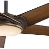 60" Minka Aire Modern Indoor Ceiling Fan with LED Light Remote Control Oil Rubbed Bronze Opal Glass for Living Room Kitchen Home - 3 of 4