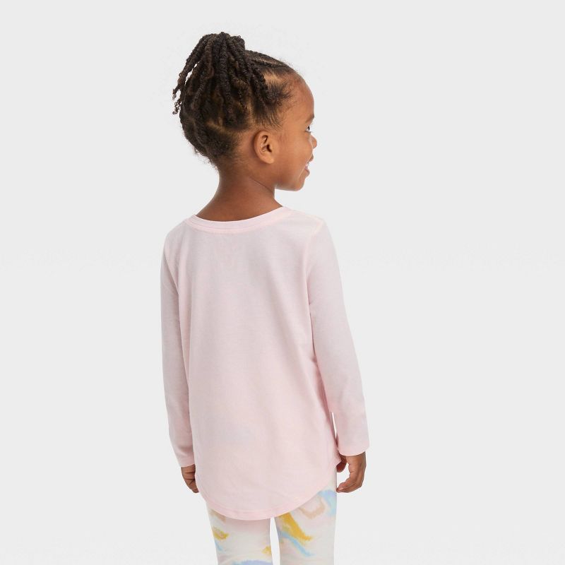 Toddler Girls' Long Sleeve T-Shirt - Cat & Jack™, 3 of 5