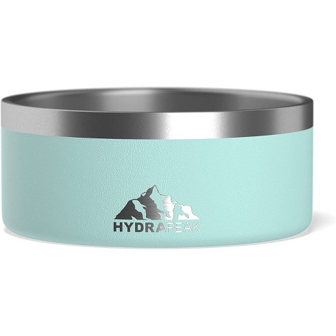 Hydrapeak Non Slip Stainless Steel Dog Bowl 4 Cup Black