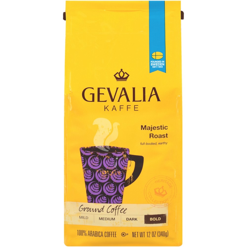 UPC 043000057643 product image for Gevalia Bold Majestic Roast Dark Roast Ground Coffee - 12oz | upcitemdb.com