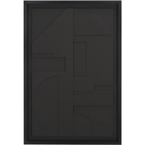 Power Outage - 24" X 36" - Black - Foam/Polstyrene/MDF - Framed Dimensional Art - WLA3023 - Safavieh - 1 of 4