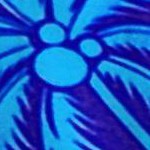 hibiscus palm royal blue