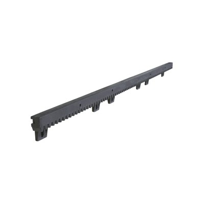 Black Nylon Gear Rack with Steel Insert for Sliding Gates