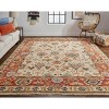 Carrington Traditional Oriental Ivory/Red/Blue Area Rug - 2 of 4